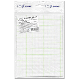 Канва K04R "Gamma" Aida №14 ФАСОВКА 92% хлопок, 8% терилен 30х40 см "Атекс" г. Пермь