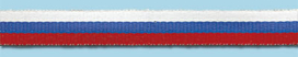 Лента "Триколор" С2744 8 - 9 мм 50 м ± 2 м  "Атекс" г. Пермь