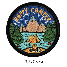 Термоаппликации TBY-2214 Happy Camper 7,6х7,6см "Атекс" г. Пермь