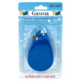 "GAMMA" Рулетка SS-250 150 см в блистере "Атекс" г. Пермь