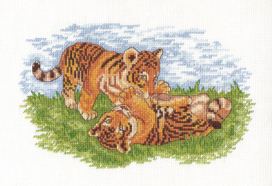 8-048 "Тигрята" 16x26 см "Атекс" г. Пермь
