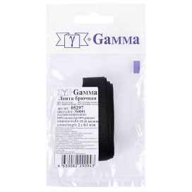 Лента брючная 15 мм 2 м ФАСОВКА "Gamma" 05297 "Атекс" г. Пермь