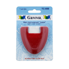 "GAMMA" Мел портн. "пудра" TC-050 белый в блистере "Атекс" г. Пермь