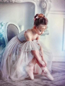 Картина по номерам на холсте GX 33063 "Маленькая балерина" 40х50 см  "Атекс" г. Пермь