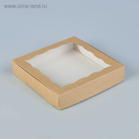 Коробочка для печенья 20х20х4 см "Атекс" г. Пермь
