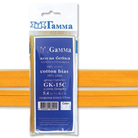 Косая бейка "GAMMA" Х/Б GK-15C 14-15мм 5.4м ФАСОВКА "Атекс" г. Пермь
