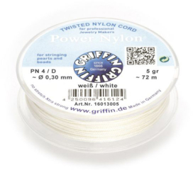 "GRIFFIN" Power Nylon, шнур для бусин d 0.3 мм 72 м "Атекс" г. Пермь