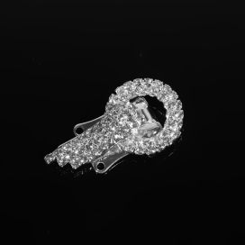 Декоративная застежка d 2,1 мм под серебро "Атекс" г. Пермь