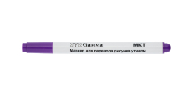 "Gamma" MKT Маркер для перевода рисунка утюгом фиолетовый для ткани "Атекс" г. Пермь
