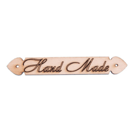 ВД-059 бирка "Hand made" фанера 6 см 3 шт "Атекс" г. Пермь