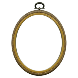 Пяльцы РАМКА овал PHO-080 20х25 см (8"х 10") "под дерево" "Атекс" г. Пермь