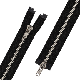 Молния металл ZIP 5N-2 65 см тип 5 никель разъёмная 2-х замковая "Gamma" "Атекс" г. Пермь
