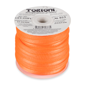 Лента эластичная 14 мм 25 м GET-153PT "TORIONI" (Косая бейка/окантовочная) "Атекс" г. Пермь