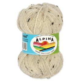 Пряжа ALPINA "ALPACA TWEED", 50 г "Атекс" г. Пермь