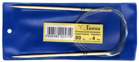 "GAMMA" Спицы круговые BC1 бамбук 80см d 4,0мм "Атекс" г. Пермь
