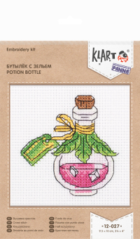 12-027 "Бутылёк с зельем" 9.5 x 10 см "Атекс" г. Пермь