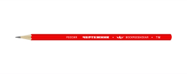 "Чертежник" 12Д - 1000 Карандаш графитный ТМ (HB) "Атекс" г. Пермь